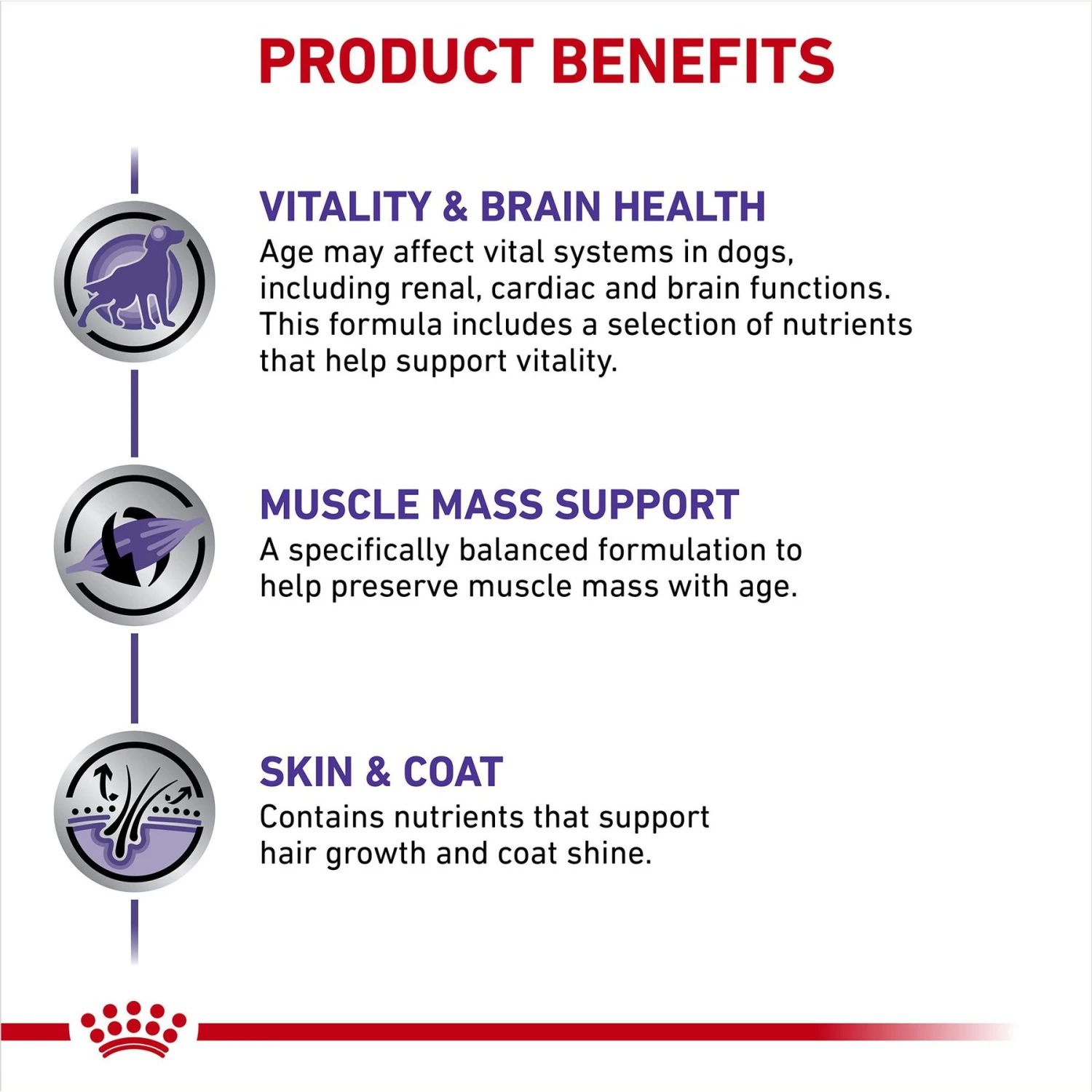 Royal Canin Veterinary Diet Adult Mature Consult Medium Breed Dry Dog Food 8 Royal Canin Veterinary Diet Adult Mature Consult Medium Breed Dry Dog Food - Image 6