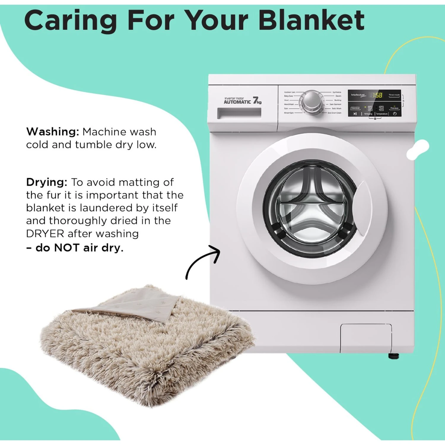 Best Friends By Sheri Calming Shag Orthopedic Dog Blanket 8 Best Friends By Sheri Calming Shag Orthopedic Dog Blanket - Image 6