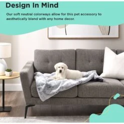 Best Friends By Sheri SnuggleSoft Faux Rabbit Fur Orthopedic Cat & Dog Blanket -Cozy Paws 738422 PT3. AC SS1800 V1670878050