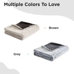 Best Friends By Sheri SnuggleSoft Faux Rabbit Fur Orthopedic Cat & Dog Blanket -Cozy Paws 738422 PT4. AC SS1800 V1670877994