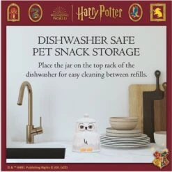 Fetch For Pets Harry Potter Hedwig Dog Treat Jar -Cozy Paws 738710 PT3. AC SS1800 V1678907363
