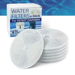 Pet Standard Petkit EverSweet 2, EverSweet 3 & Cybertial Puredrink Water Fountain Replacement Filter, 6-Pack -Cozy Paws 738814 PT1. AC SS1800 V1675276281