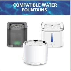 Pet Standard Petkit EverSweet 2, EverSweet 3 & Cybertial Puredrink Water Fountain Replacement Filter, 6-Pack -Cozy Paws 738814 PT4. AC SS1800 V1675290046