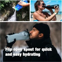 Vapur Owner Water Bottle & EZ Lick Portable Dog Water Bottle, 2 Count -Cozy Paws 740254 PT2. AC SS1800 V1675456663