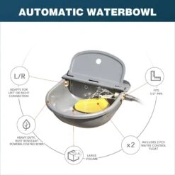 Win World Gazebo Automatic Dog & Cat Feeder, Grey, Large 11 Win World Gazebo Automatic Dog & Cat Feeder, Grey, Large -Cozy Paws 740734 PT3. AC SS1800 V1671222466