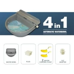 Win World Gazebo Automatic Dog & Cat Feeder, Grey, Large 12 Win World Gazebo Automatic Dog & Cat Feeder, Grey, Large -Cozy Paws 740734 PT4. AC SS1800 V1671223371