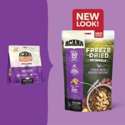 ACANA Duck Recipe Morsels Grain-Free Freeze-Dried Dog Food & Topper, 8-oz Bag -Cozy Paws 741126 PT3. AC SS1800 V1676401774