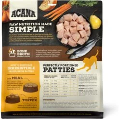 ACANA Chicken Recipe Patties Grain-Free Freeze-Dried Dog Food & Topper, 14-oz Bag -Cozy Paws 741174 PT2. AC SS1800 V1688668700
