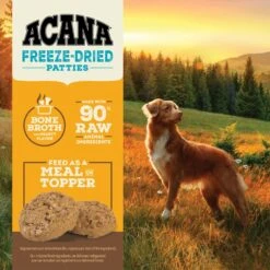 ACANA Chicken Recipe Patties Grain-Free Freeze-Dried Dog Food & Topper, 14-oz Bag -Cozy Paws 741174 PT5. AC SS1800 V1688668626