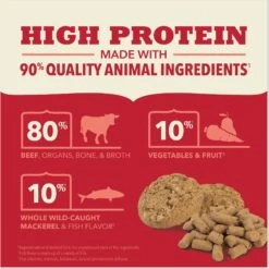 ACANA Ranch-Raised Beef Recipe Patties Grain-Free Freeze-Dried Dog Food & Topper, 14-oz Bag -Cozy Paws 741238 PT4. AC SS1800 V1688759088