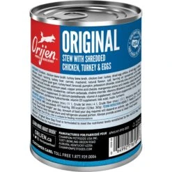 ORIJEN Real Meat Shreds Original Stew Grain-Free Wet Dog Food, 12.8-oz Can, Case Of 12 -Cozy Paws 741446 PT2. AC SS1800 V1681932704