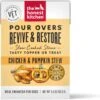 The Honest Kitchen Functional POUR OVERS Revive & Restore Chicken & Pumpkin Stew Dog Food Topper, 5.5-oz Can, Case Of 12 -Cozy Paws 747366 MAIN. AC SS1800 V1671719578