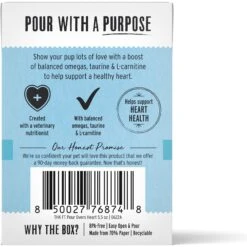 The Honest Kitchen Functional POUR OVERS Heart Health Turkey Broth & Salmon Stew Dog Food Topper, 5.5-oz Can, Case Of 12 -Cozy Paws 747382 PT1. AC SS1800 V1671733301