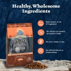 Blue Buffalo Wilderness Large Breed Adult High Protein Natural Chicken & Wholesome Grains Dry Dog Food 15 Blue Buffalo Wilderness Large Breed Adult High Protein Natural Chicken & Wholesome Grains Dry Dog Food -Cozy Paws 748294 PT5. AC SS1800 V1694547683
