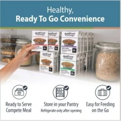 JustFoodForDogs Pantry Fresh Beef & Chicken Variety Pack Fresh Dog Food, 12.5-oz Pouch, Case Of 6 -Cozy Paws 749806 PT4. AC SS1800 V1674772493