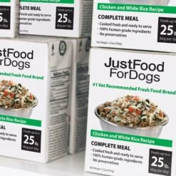 JustFoodForDogs Pantry Fresh Chicken & White Rice Fresh Dog Food -Cozy Paws 749838 PT3. AC SS1800 V1696533316