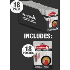 PureBites Broth Chicken & Vegetables Dog Food Topping, 2-oz Bag -Cozy Paws 750638 PT5. AC SS1800 V1677594390