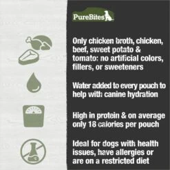 PureBites Dog Broths Chicken & Beef Food Topping -Cozy Paws 750654 PT4. AC SS1800 V1677783239