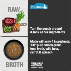 PureBites Dog Broths Tuna & Vegetables Food Topping -Cozy Paws 750670 PT2. AC SS1800 V1677604664