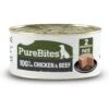PureBites Dog Pates Chicken & Beef Food Topping, 2.5-oz Can -Cozy Paws 750734 MAIN. AC SS1800 V1677537391
