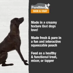 PureBites Plus Squeezables- Skin & Coat Dog Food Toppings -Cozy Paws 750798 PT3. AC SS1800 V1677594564