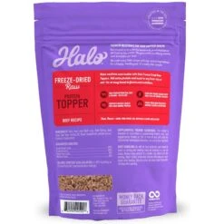 Halo Beef Protein Recipe Freeze-Dried Raw Dog Food Topper -Cozy Paws 75153 PT2. AC SS1800 V1691440656