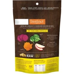 Instinct Boost Mixers Healthy Energy Grain-Free Freeze-Dried Raw Dog Food Topper, 5.5-oz Bag -Cozy Paws 755734 PT1. AC SS1800 V1690553097