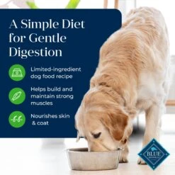 Blue Buffalo Basics Skin & Stomach Care Grain-Free Formula Lamb & Potato Recipe Adult Dry Dog Food -Cozy Paws 75659 PT2. AC SS1800 V1646272882