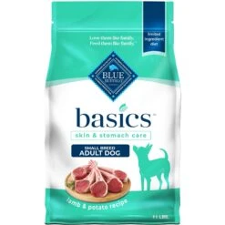 Blue Buffalo Basics Skin & Stomach Care Grain-Free Formula Lamb & Potato Recipe Small Breed Adult Dry Dog Food
