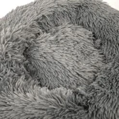 Archstone Pets Bolster Round Donut Cat & Dog Bed, Gray -Cozy Paws 756894 PT2. AC SS1800 V1673991521