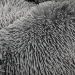 Archstone Pets Bolster Round Donut Cat & Dog Bed, Gray -Cozy Paws 756894 PT5. AC SS1800 V1673991467