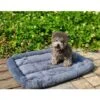 Archstone Pets Flat Bolster Rectangular Cat & Dog Crate Bed, Gray -Cozy Paws 756926 MAIN. AC SS1800 V1695327204