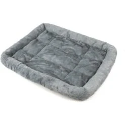 Archstone Pets Flat Bolster Rectangular Cat & Dog Crate Bed, Gray -Cozy Paws 756926 PT7. AC SS1800 V1695327260