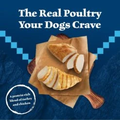 Blue Buffalo Wilderness Turkey & Chicken Grill Grain-Free Senior Canned Dog Food -Cozy Paws 75766 PT2. AC SS1800 V1646787990