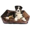 HappyCare Textiles Durable Rectangular Bolster Dog Sofa Bed
