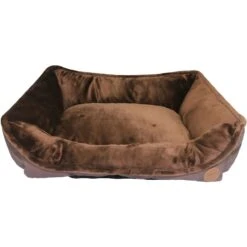 HappyCare Textiles Durable Rectangular Bolster Dog Sofa Bed -Cozy Paws 760326 PT2. AC SS1800 V1674836895