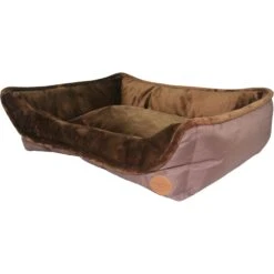 HappyCare Textiles Durable Rectangular Bolster Dog Sofa Bed -Cozy Paws 760326 PT5. AC SS1800 V1674839937