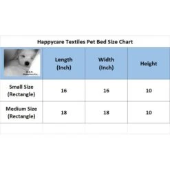 HappyCare Textiles Durable Round Velvet Puppy Dog Bed With Removable Cushion -Cozy Paws 760678 PT1. AC SS1800 V1674836843