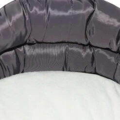 HappyCare Textiles Durable Round Velvet Puppy Dog Bed With Removable Cushion -Cozy Paws 760678 PT6. AC SS1800 V1674856058