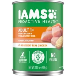 Iams ProActive Health Classic Ground With Chicken & Whole Grain Rice Adult Wet Dog Food & Iams ProActive Health Chunks In Gravy Beef, Rice, Carrots & Green Beans Flavor Adult Wet Dog Food -Cozy Paws 761486 PT1. AC SS1800 V1674594877