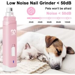Casfuy Professional 2-Speed Quiet Dog Nail Grinder -Cozy Paws 762886 PT2. AC SS1800 V1676319832