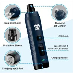 Casfuy 3X More Powerful 2-Speed Electric Dog Nail Grinder -Cozy Paws 762902 PT5. AC SS1800 V1676319832