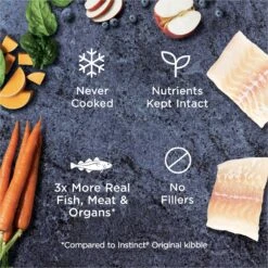 Instinct Frozen Raw Bites Grain-Free Wild-Caught Alaskan Pollock Recipe Fresh Dog Food, 5.4-lb Bag -Cozy Paws 767422 PT3. AC SS1800 V1675276227