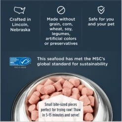 Instinct Frozen Raw Bites Grain-Free Wild-Caught Alaskan Pollock Recipe Fresh Dog Food, 5.4-lb Bag -Cozy Paws 767422 PT5. AC SS1800 V1675282786