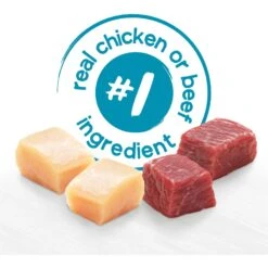 Purina Beneful IncrediBites Chicken & Bacon & Porterhouse Steak Variety Pack Pate Small Wet Dog Food, 3.5-oz Tray, Case Of 12 -Cozy Paws 768462 PT5. AC SS1800 V1700156424