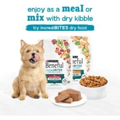Purina Beneful IncrediBites Chicken & Bacon & Porterhouse Steak Variety Pack Pate Small Wet Dog Food, 3.5-oz Tray, Case Of 12 -Cozy Paws 768462 PT6. AC SS1800 V1700160384