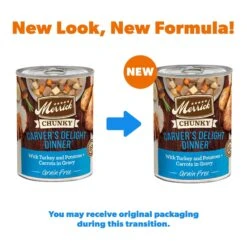 Merrick Chunky Grain-Free Wet Dog Food Carvers Delight Dinner -Cozy Paws 77014 PT1. AC SS1800 V1643413319