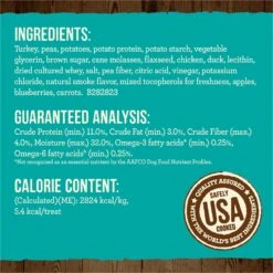 Merrick Power Bites Turducken Recipe Grain-Free Soft & Chewy Dog Treats -Cozy Paws 77102 PT5. AC SS1800 V1644906391