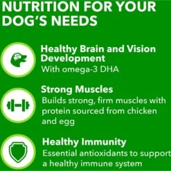 Iams Proactive Health Puppy High Protein DHA Formula With Real Chicken Dry Dog Food -Cozy Paws 77199 PT4. AC SS1800 V1667864893