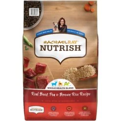 Rachael Ray Nutrish Real Beef, Pea, & Brown Rice Recipe Dry Dog Food & Milk-Bone Comfort Chews Real Beef Dog Treats -Cozy Paws 772742 PT1. AC SS1800 V1676566891